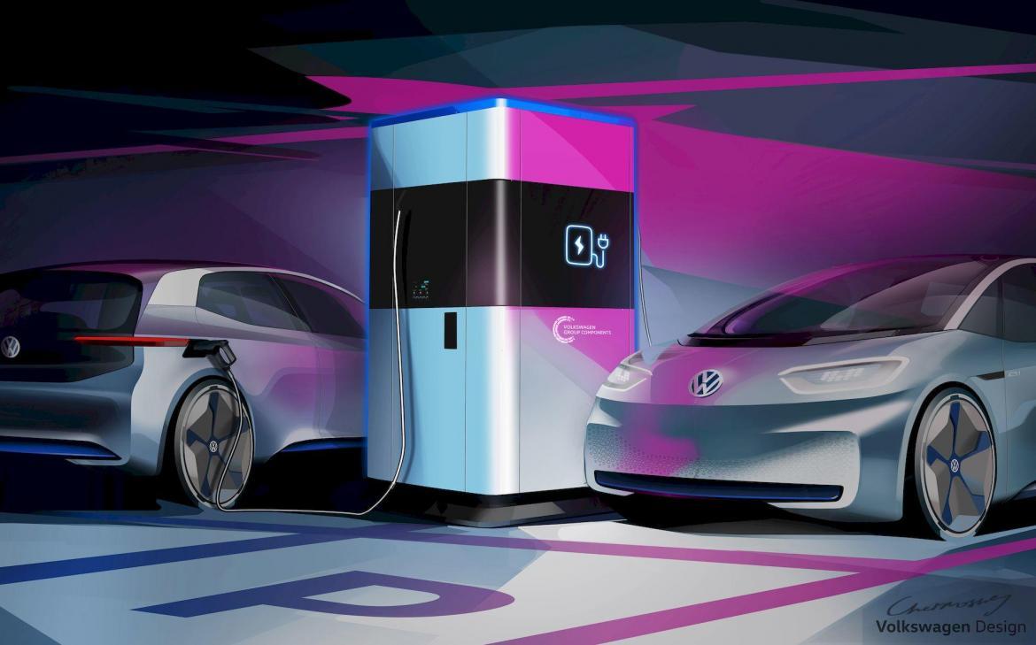 mobiele laadzuilen Volkswagen