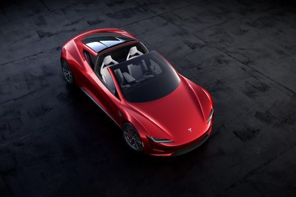Tesla Roadster Dak Open