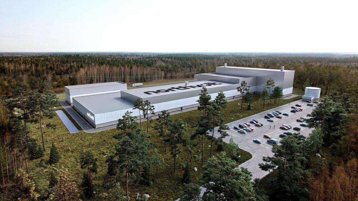 Nortvolt fabriek accucellen EV's