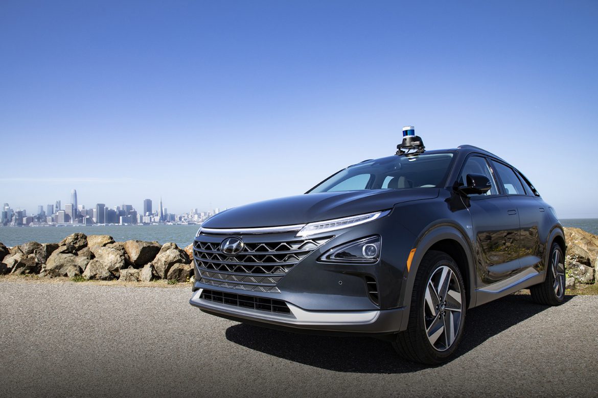 Hyundai Nexo autonoom rijden Aurora