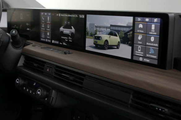 Honda E digitaal dashboard