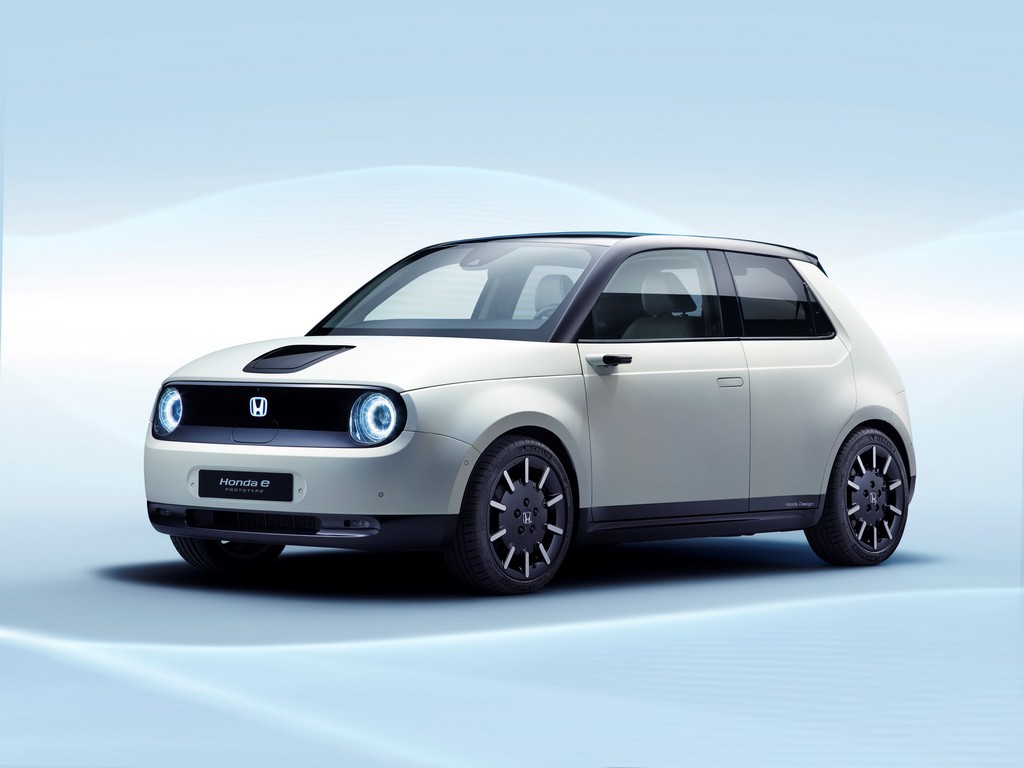 Honda e – voorkant Honda e - voorkant