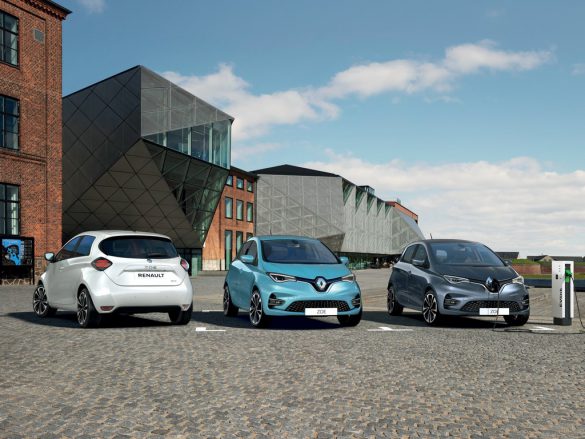 Renault Zoe - drie op een rij