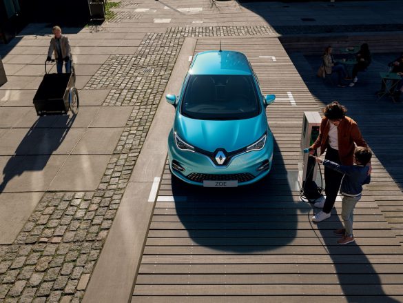 Renault Zoe - bovenaanzicht