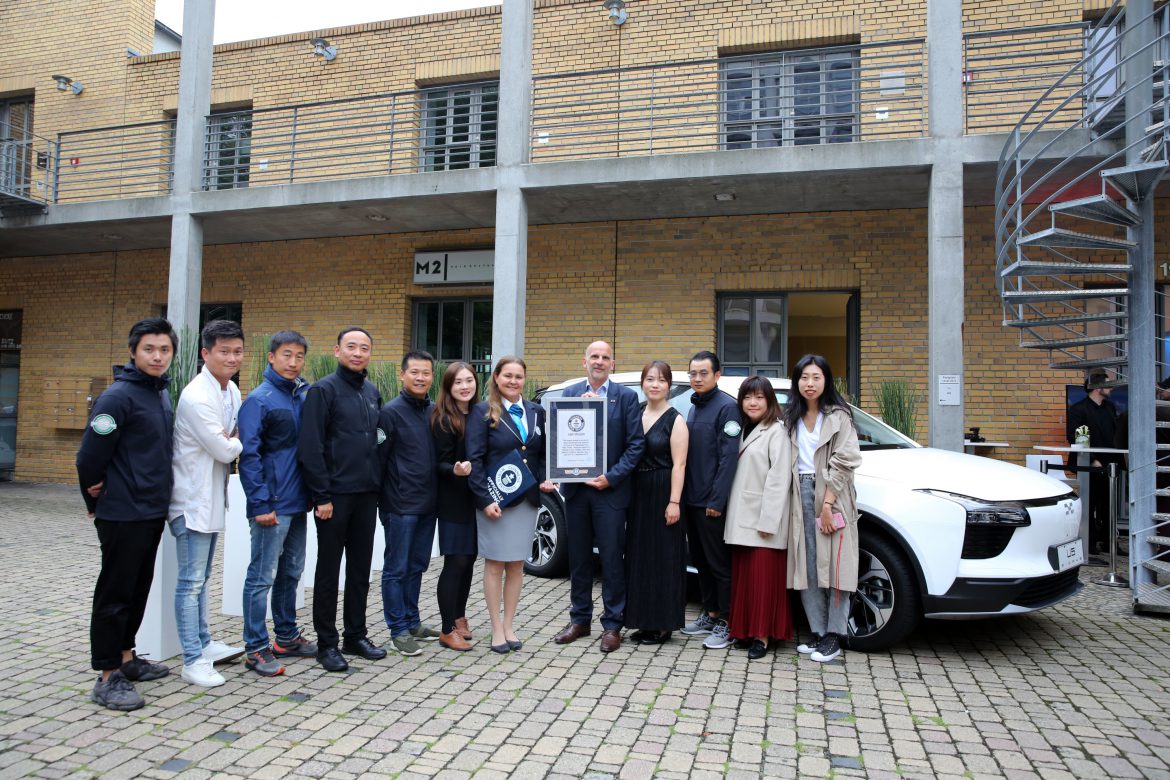 AIWAYS Guinness World Record U5 prototype AIWAYS Guinness World Record U5 prototype