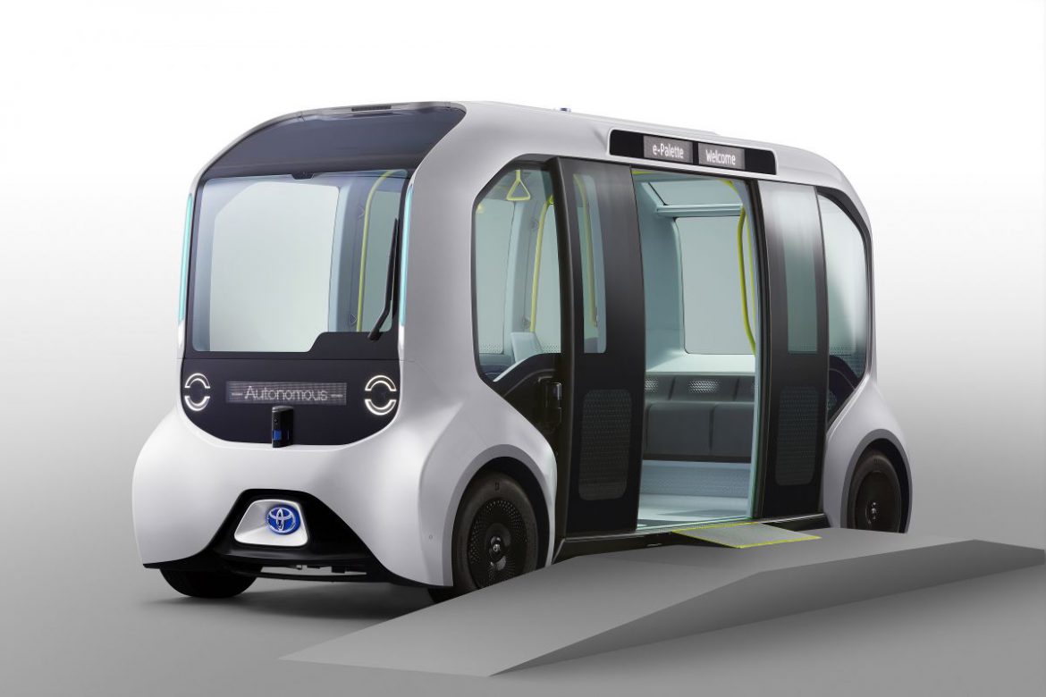Toyota zal de e-Palette in zetten om atleten in het Olympisch Dorp te vervoeren. De e-Palette zal volledig autonoom gaan rijden in het Olympisch Dorp.