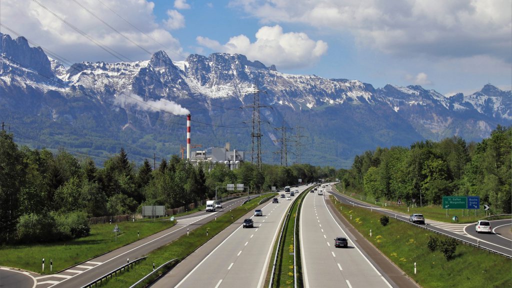 Zwitserland snelweg