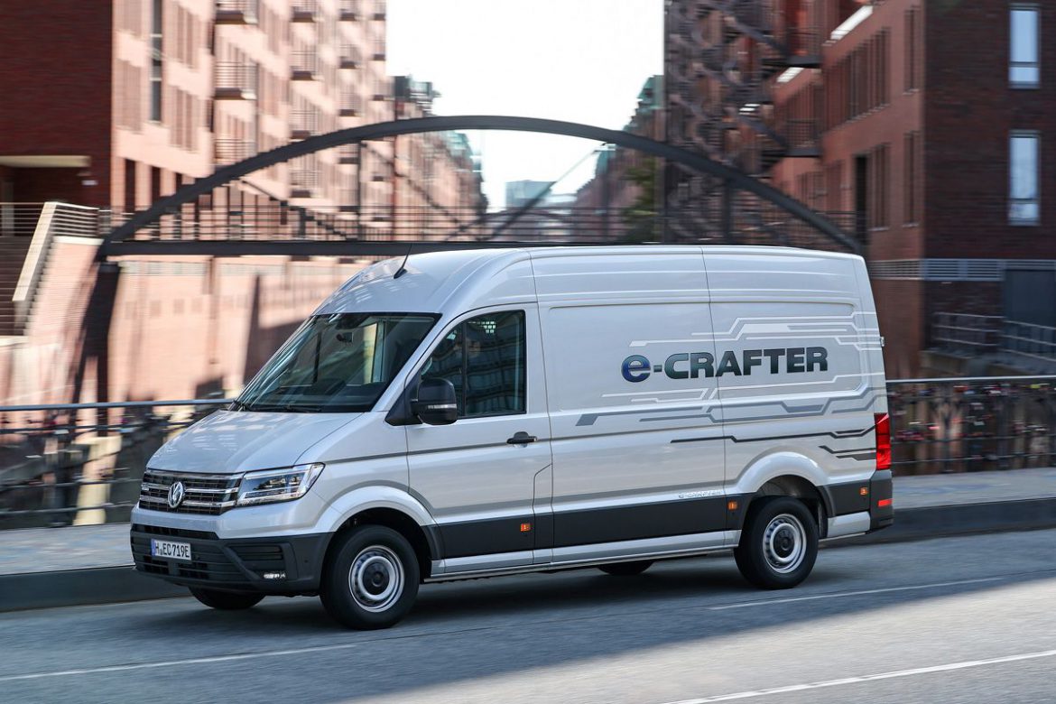 De Volkswagen e-Crafter heeft een forse prijsdaling doorgemaakt.