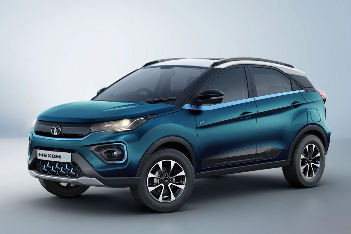 Het Indiase Tata heeft de volledig elektrische Nexon EV gepresenteerd.