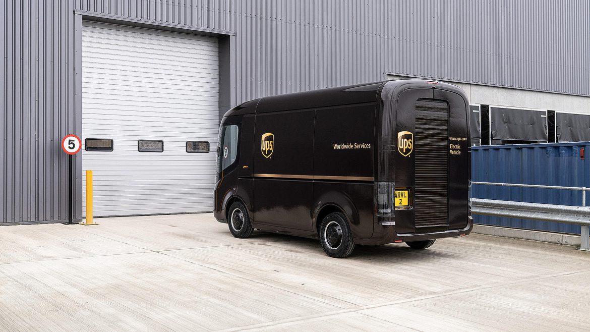 UPS bestelt 10.000 elektrische bestelwagens bij Arrival