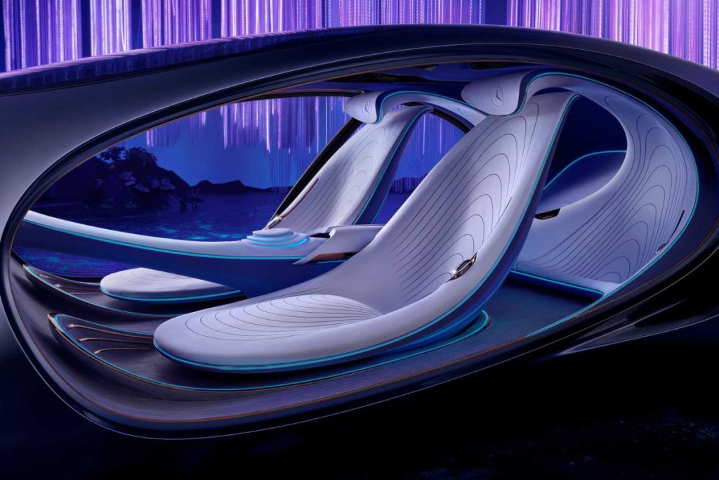 Het interieur van de Vision AVTR Concept.