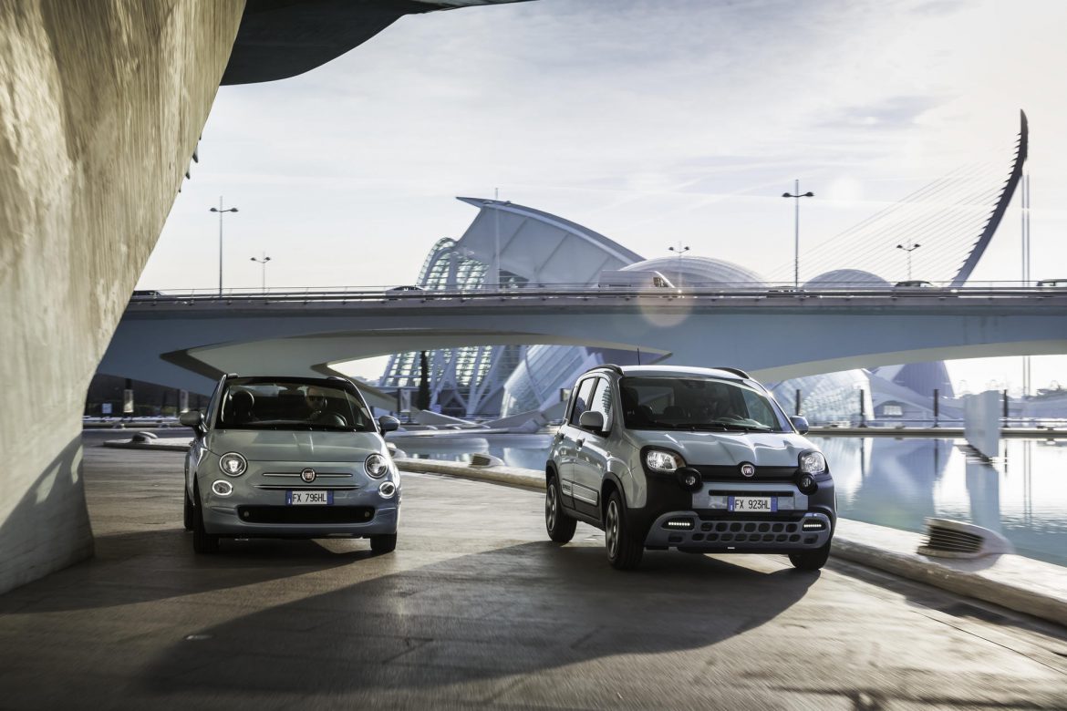 Fiat 500 en Panda in 'Mildhybrid'-uitvoering