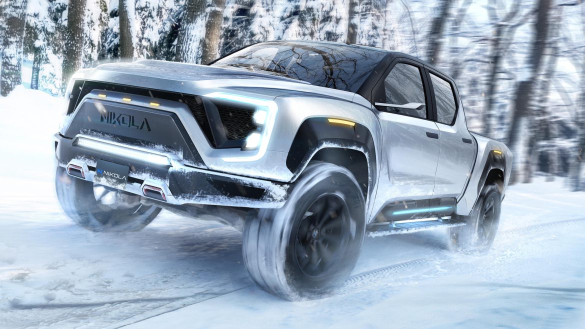 Nikola Badger elektrische pick-up waterstof