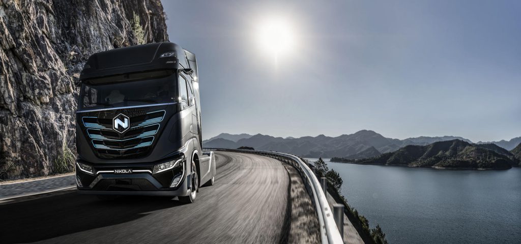 Nikola Tre elektrische truck waterstof