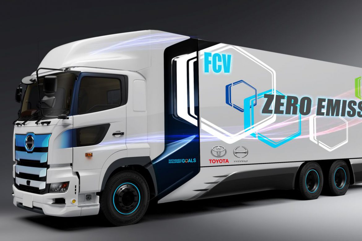 De Toyota Fuel Cell Truck is volop in ontwikkeling.