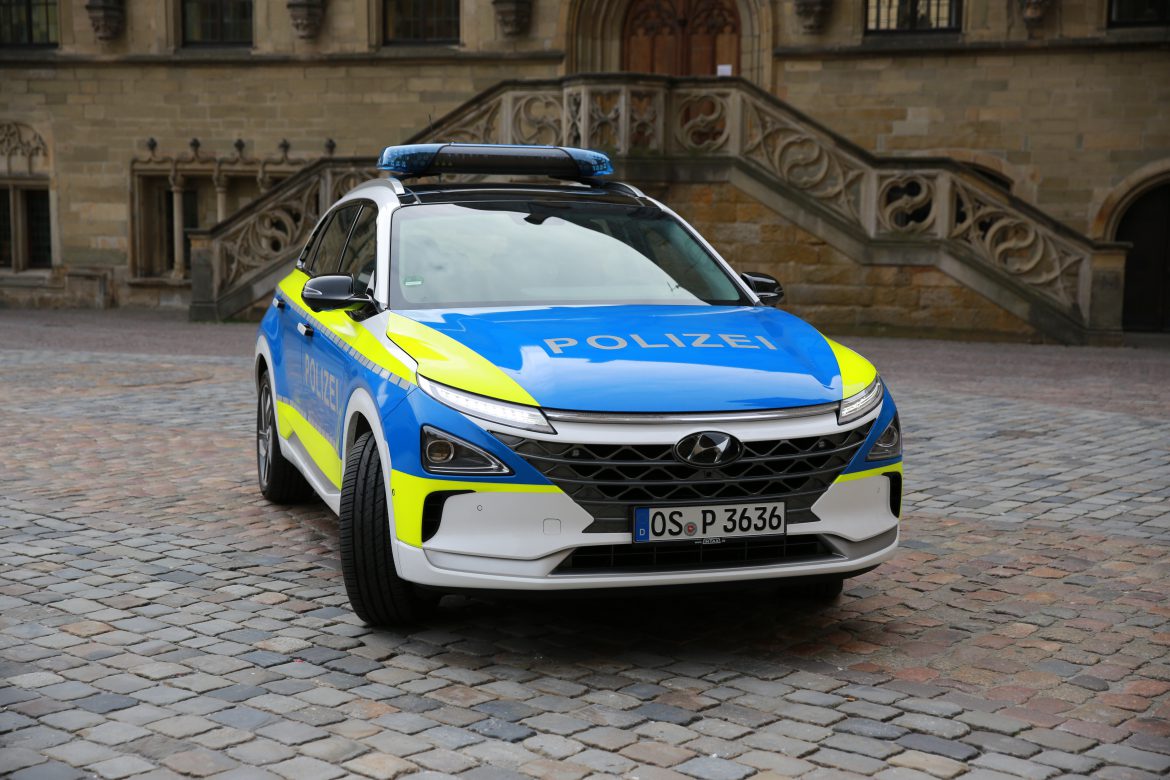 De Hyundai Nexo wordt het volgende wapen bij de politie in Osnabrück.