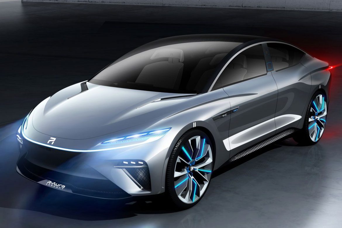Roewe toont de eerste schetsen van de R-Aura Concept. De R-Aura Concept is voor het eerst in beeld gebracht.