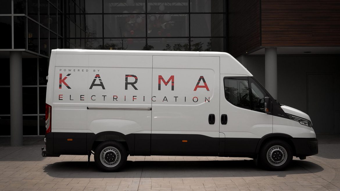 Karma Automotive EREV E-Flex Van platform Range Extender bestelwagen