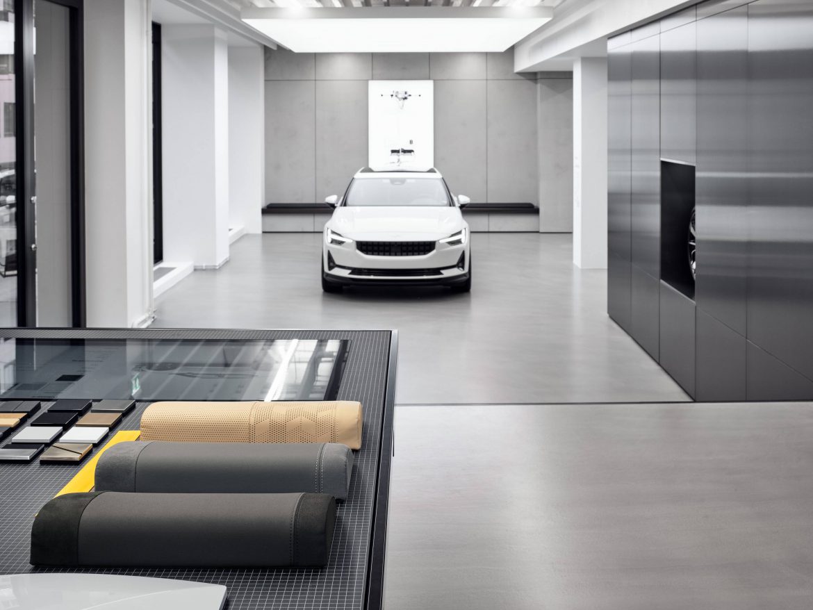 Polestar opent vier Spaces in Nederland. Polestar Spaces komen zeer binnenkort ook in Nederland.