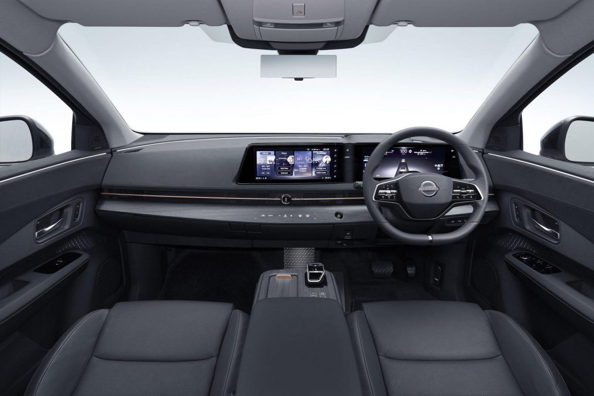 Interieur elektrische Nissan Ariya