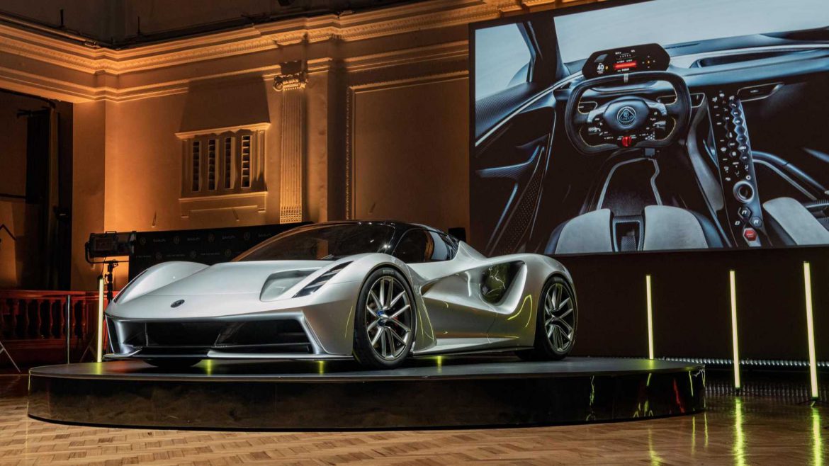 De Lotus Evija zal pas halverwege 2021 daadwerkelijk gelanceerd worden.