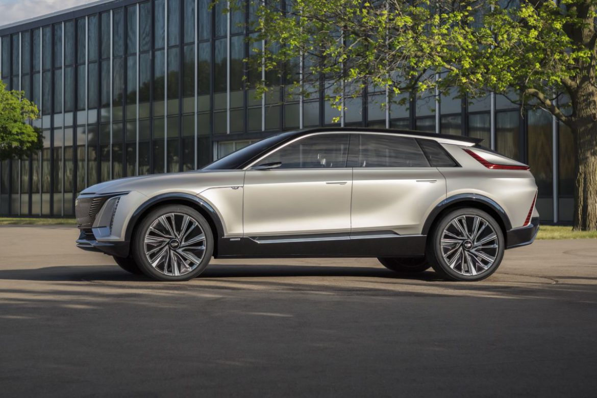 De Cadillac Lyriq is de eerste EV van het merk.