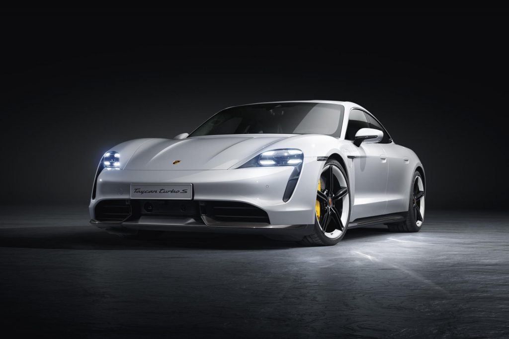 Porsche Taycan Turbo S model 2021