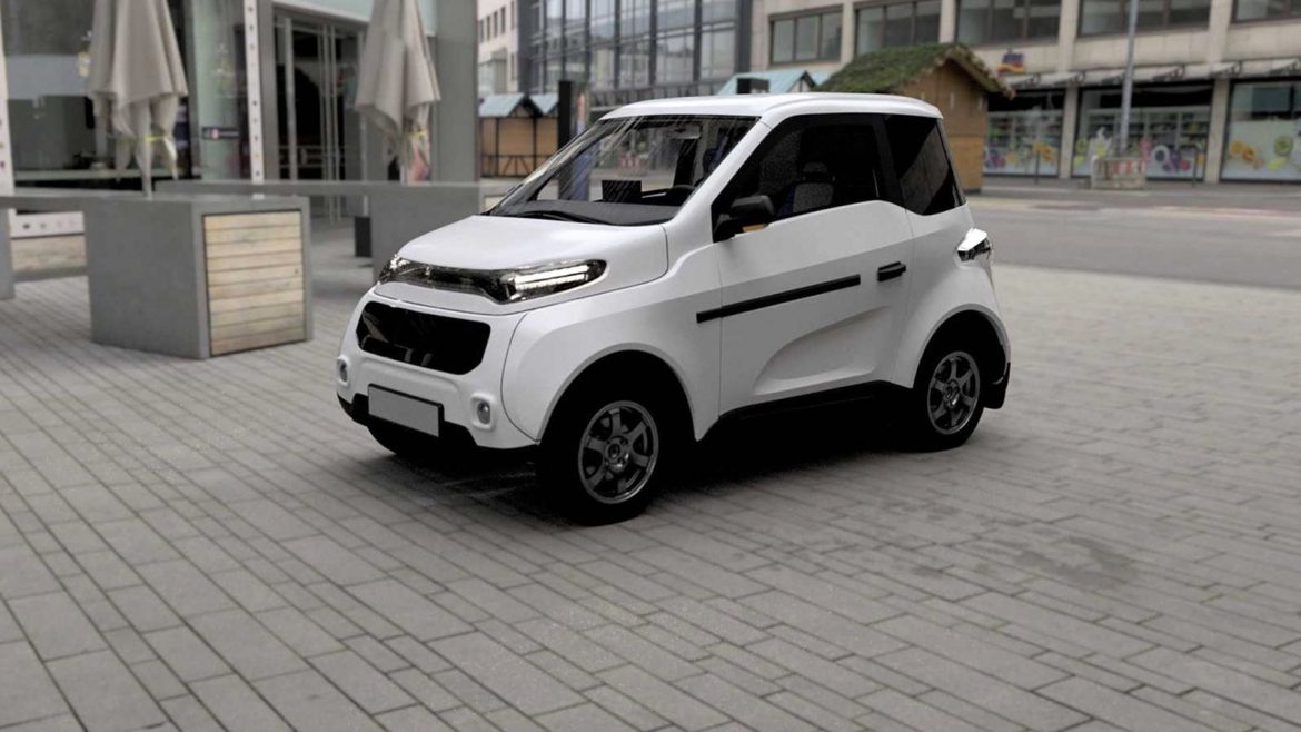 Zetta elektrische stadsauto productie