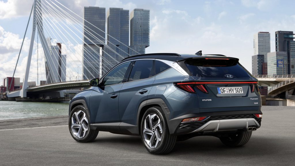 Hyundai Tucson hybride achterzijde