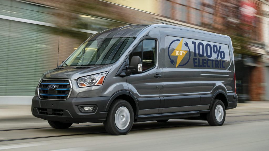 Elektrische Ford E-Transit