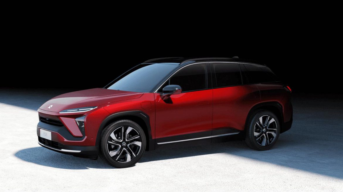 NIO ES6 naar Europa Oslo showroom