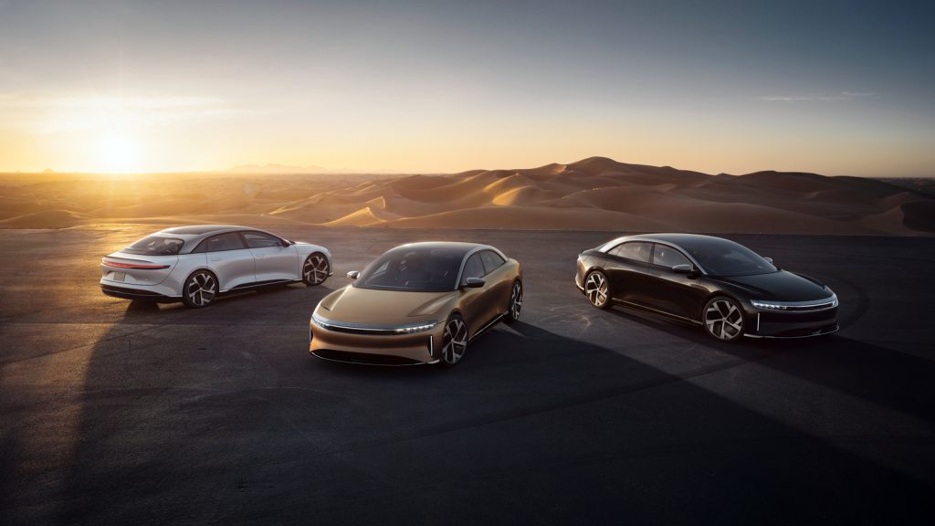 Lucid Air actieradius