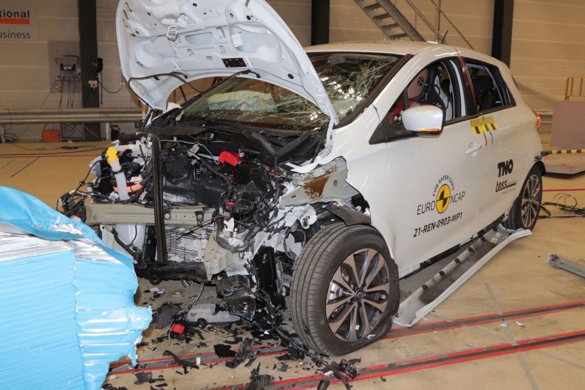 Renault Zoe scoort dramatisch in de Euro NCAP.