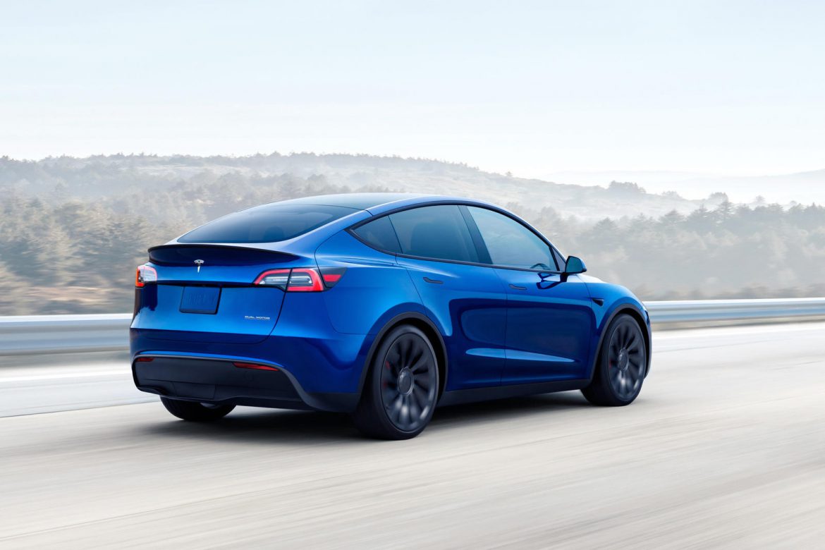 Tesla Model Y uit Grünheide Duitsland 2022