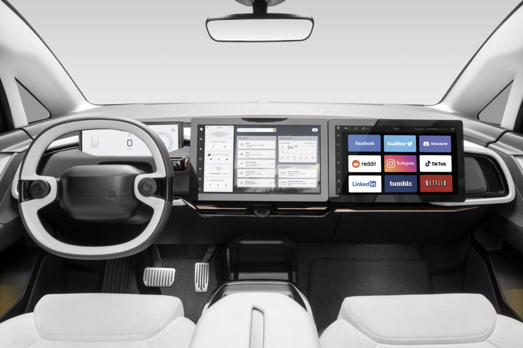 Indi One EV dashboard