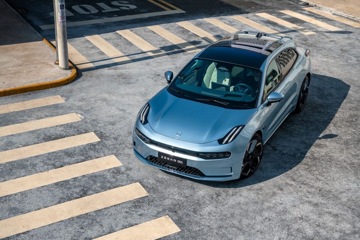 Zeekr 001 in 2023 naar Europa