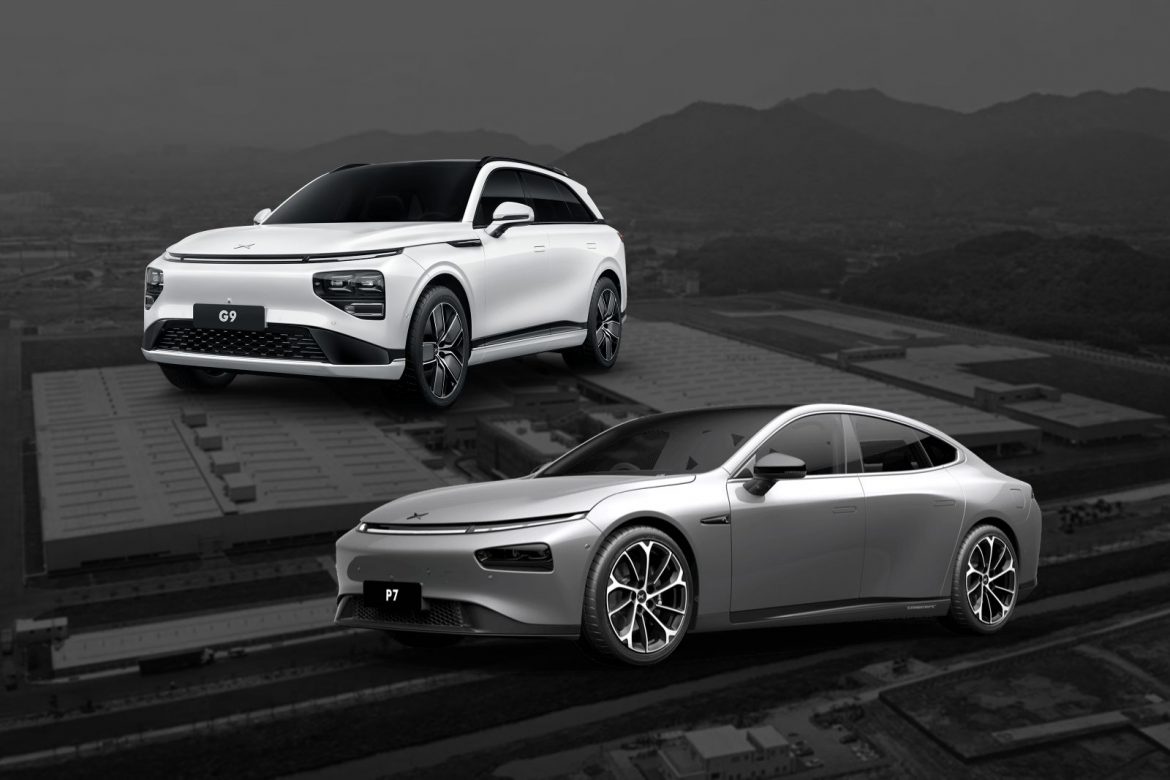 Xpeng lanceert de bekende P7 sedan en de nieuwe G9 SUV in Europa.