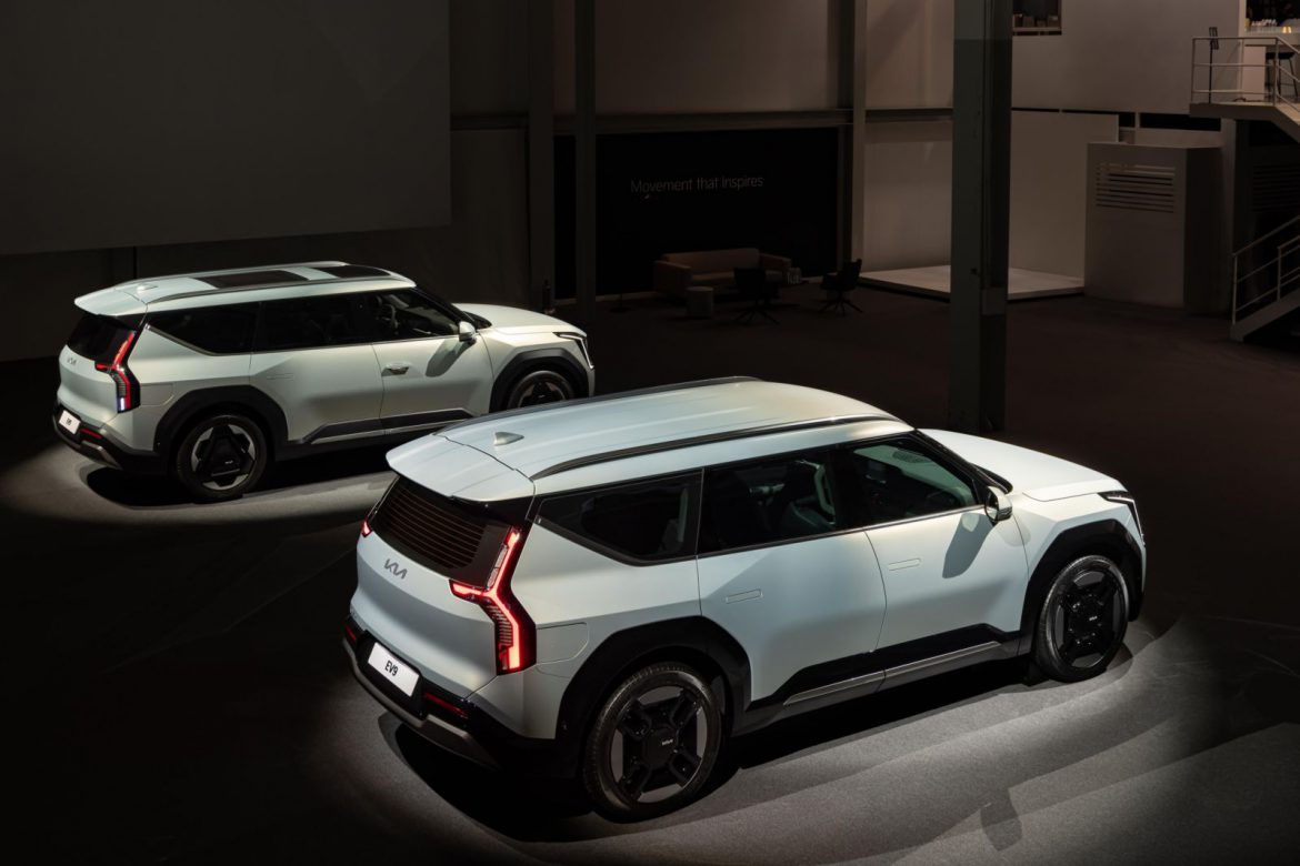achterkant Kia EV9