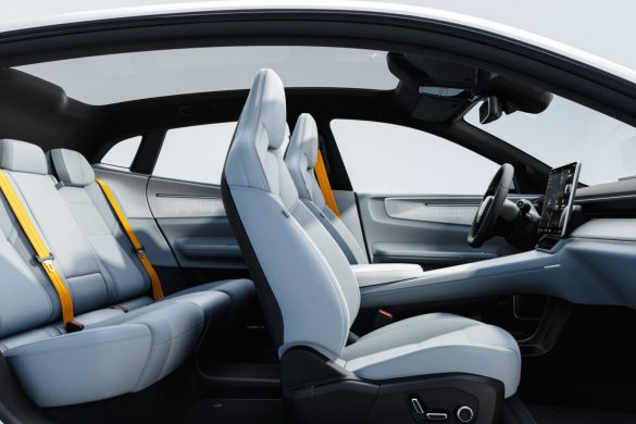 Interieur van de nieuwe Polestar 4