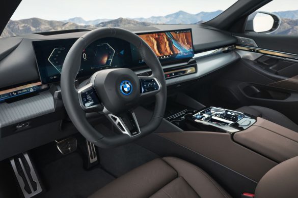 Interieur elektrische i5van BMW