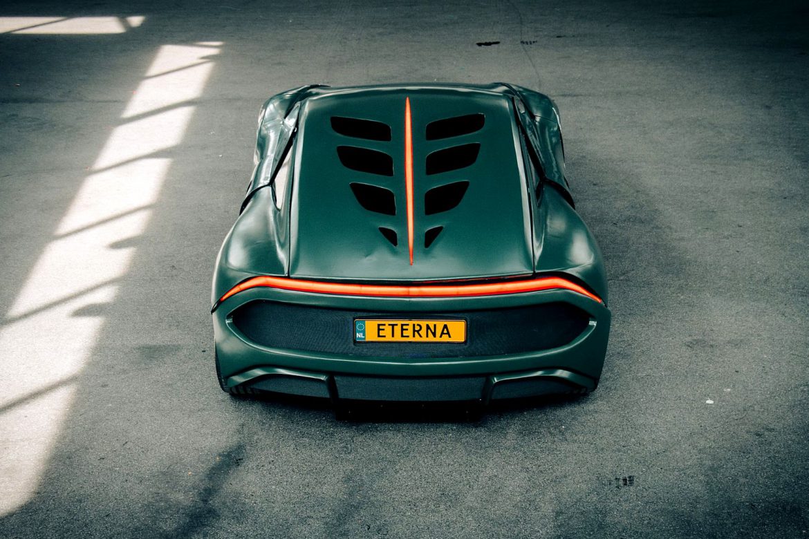 Eterna, een modulaire elektrische conceptauto van studenten van de TU Eindhoven
