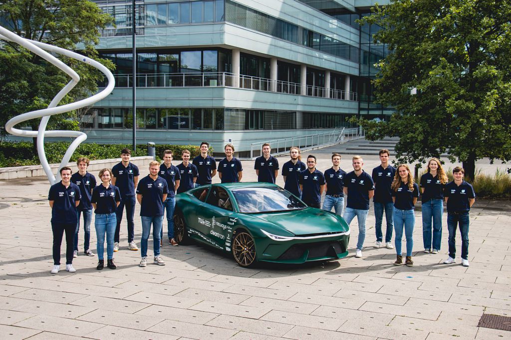 Eterna, een modulaire elektrische conceptauto van studenten van de TU Eindhoven