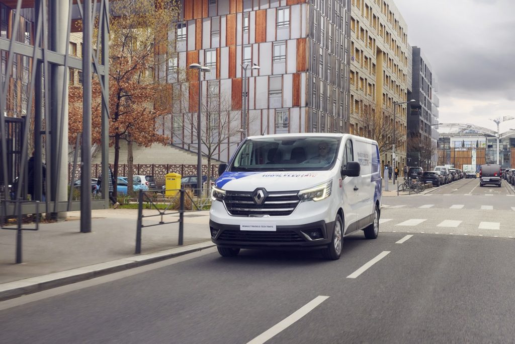 elektrische Renault Trafic bestelwagen