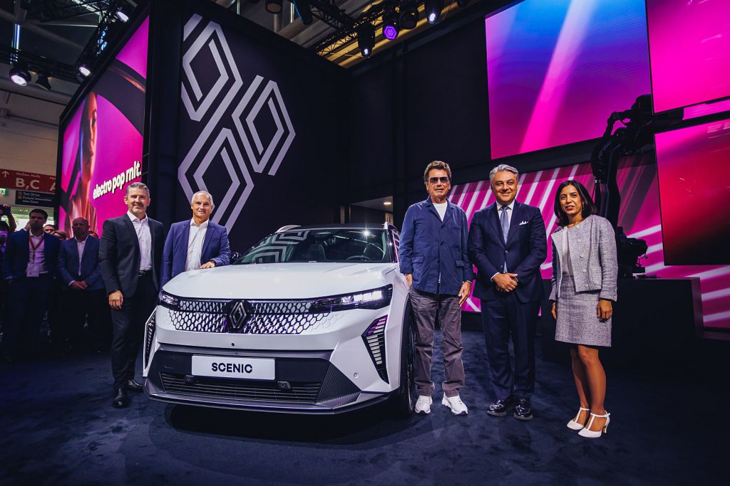 Onthulling Renault Scenic E-Tech Electric op IAA 2023