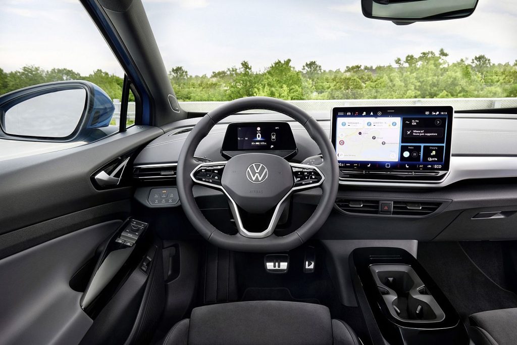 dashboard van vernieuwde Volkswagen ID.4 en ID.5