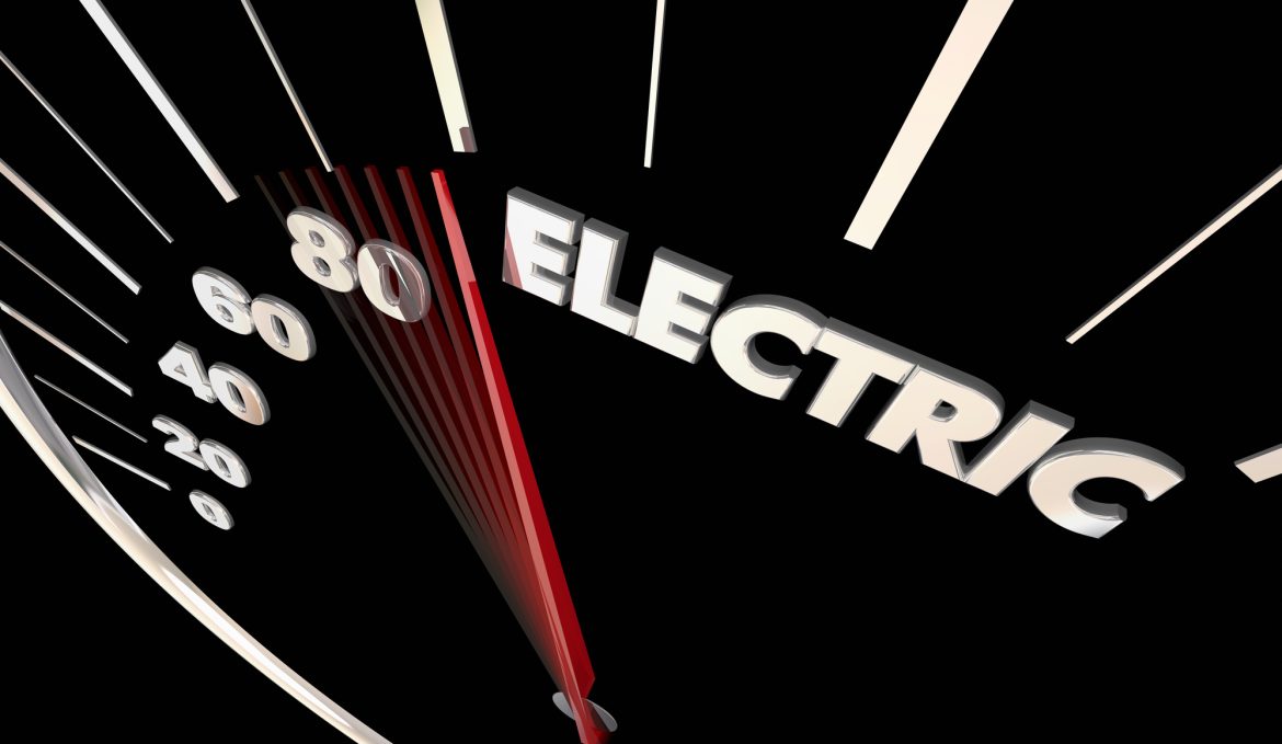 Topsnelheid elektrische auto