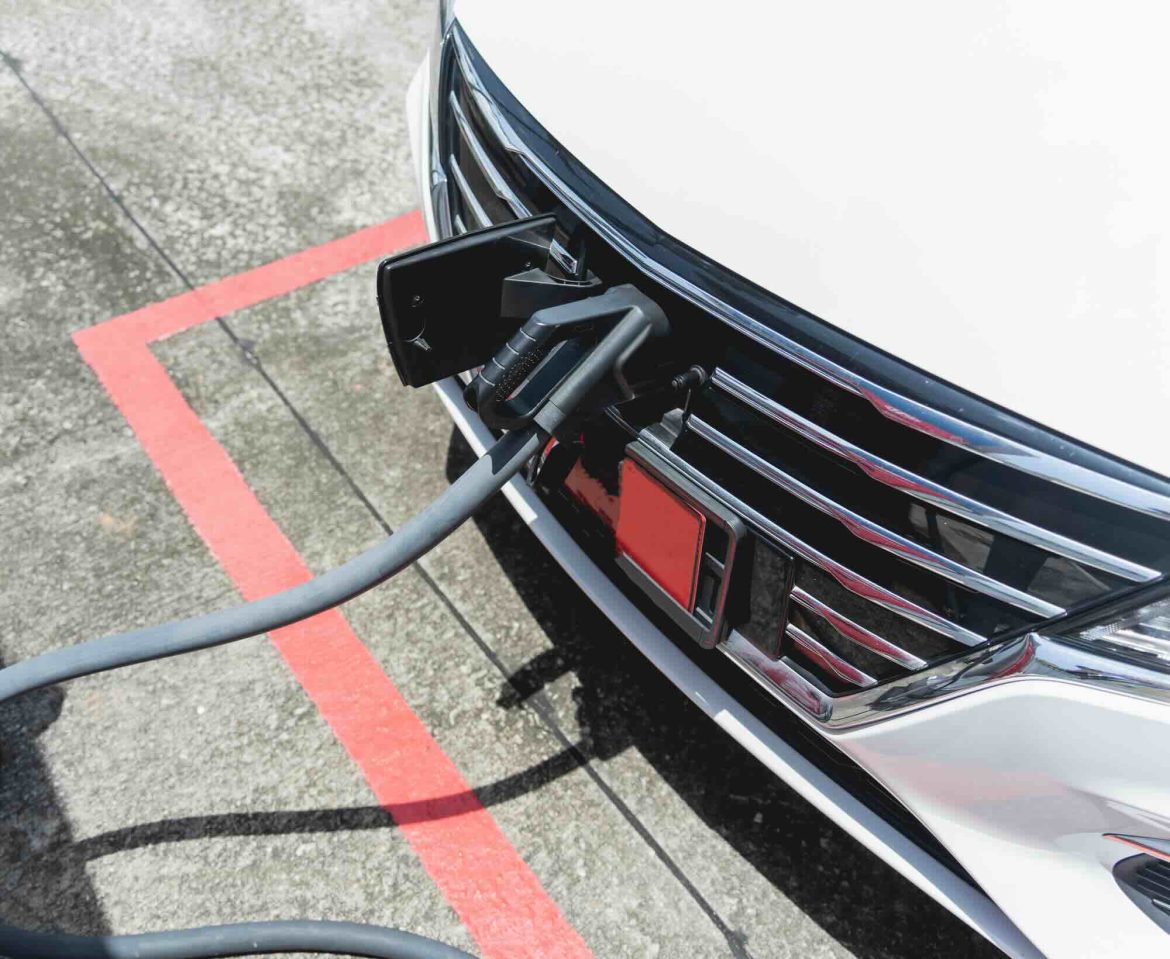 EV met dichte grille EV met dichte grille