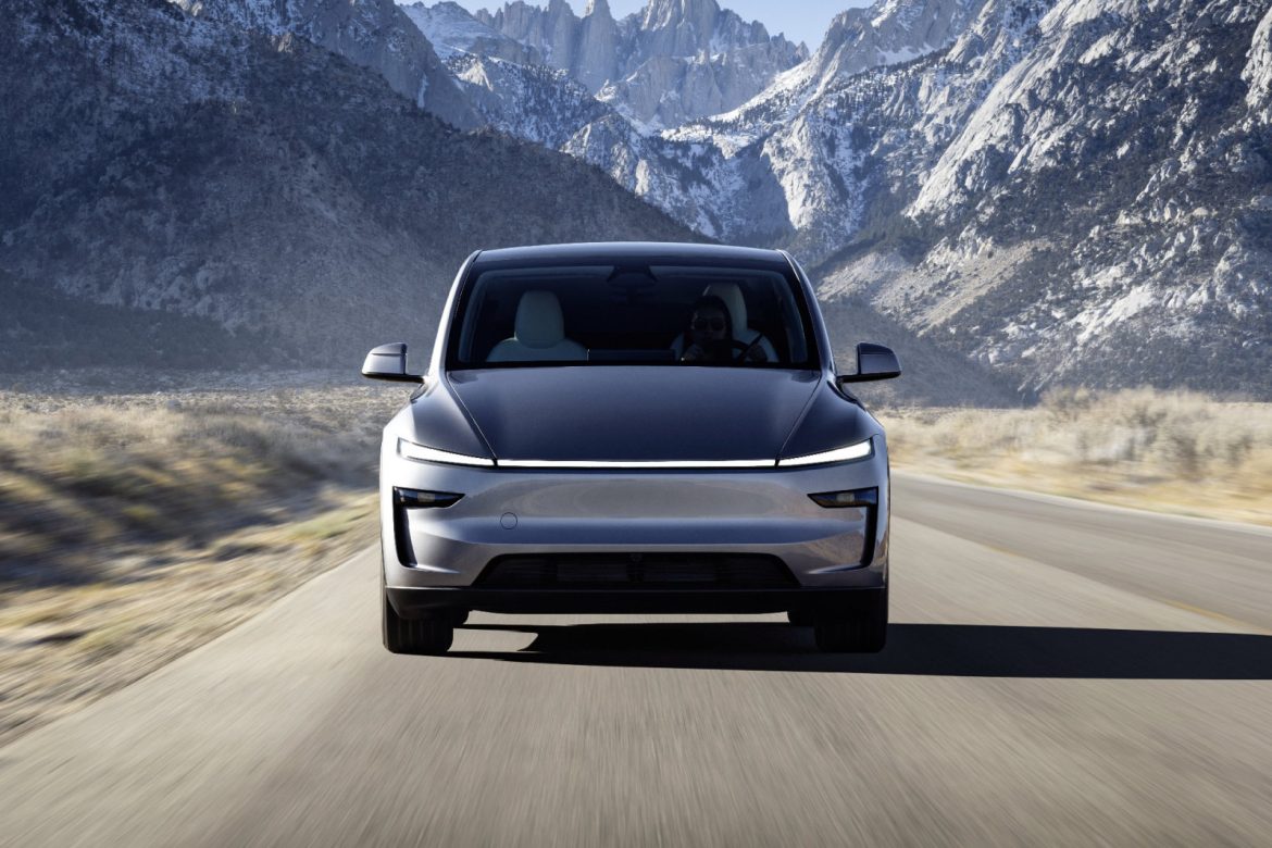 Vernieuwde Tesla Model Y 2025