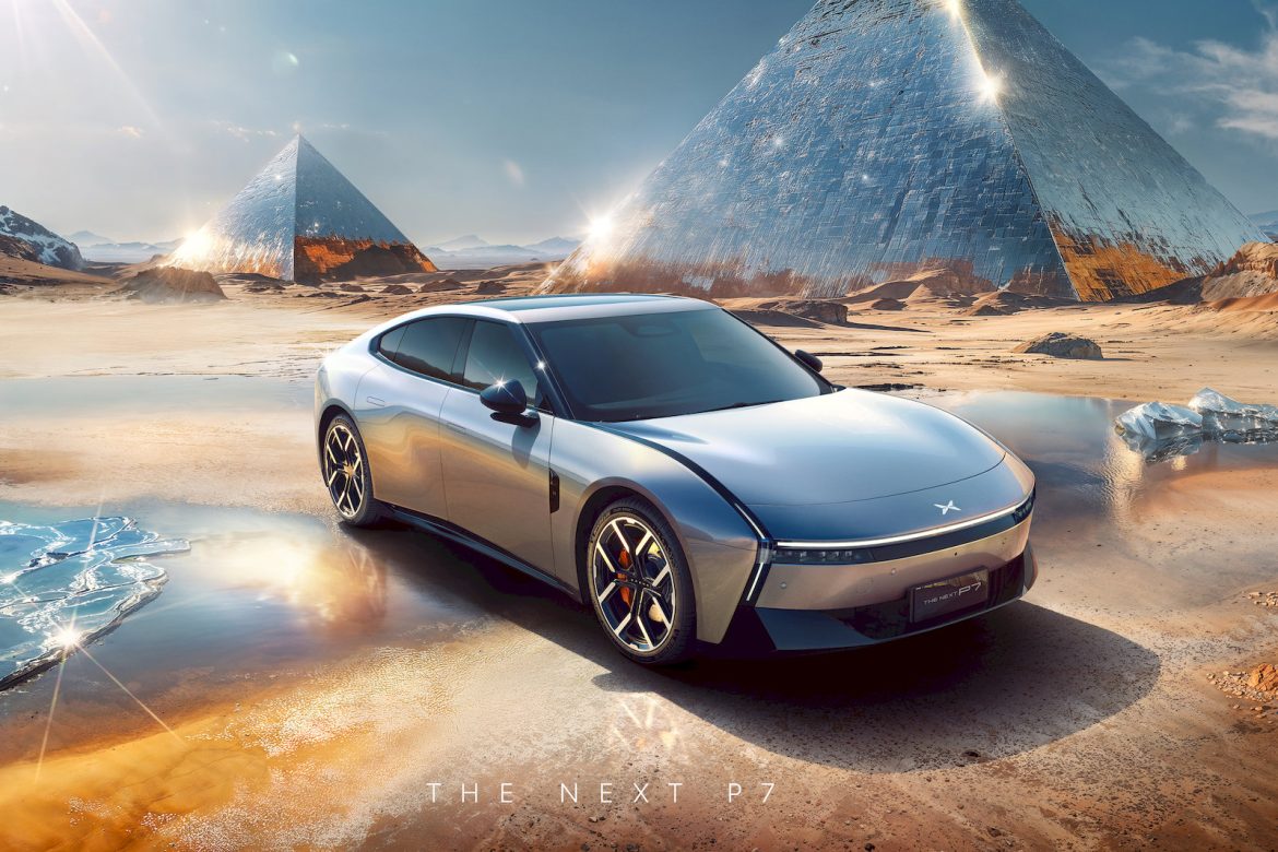 vernieuwde Xpeng P7