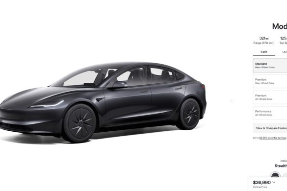 Tesla Model 3 en Model Y Standard